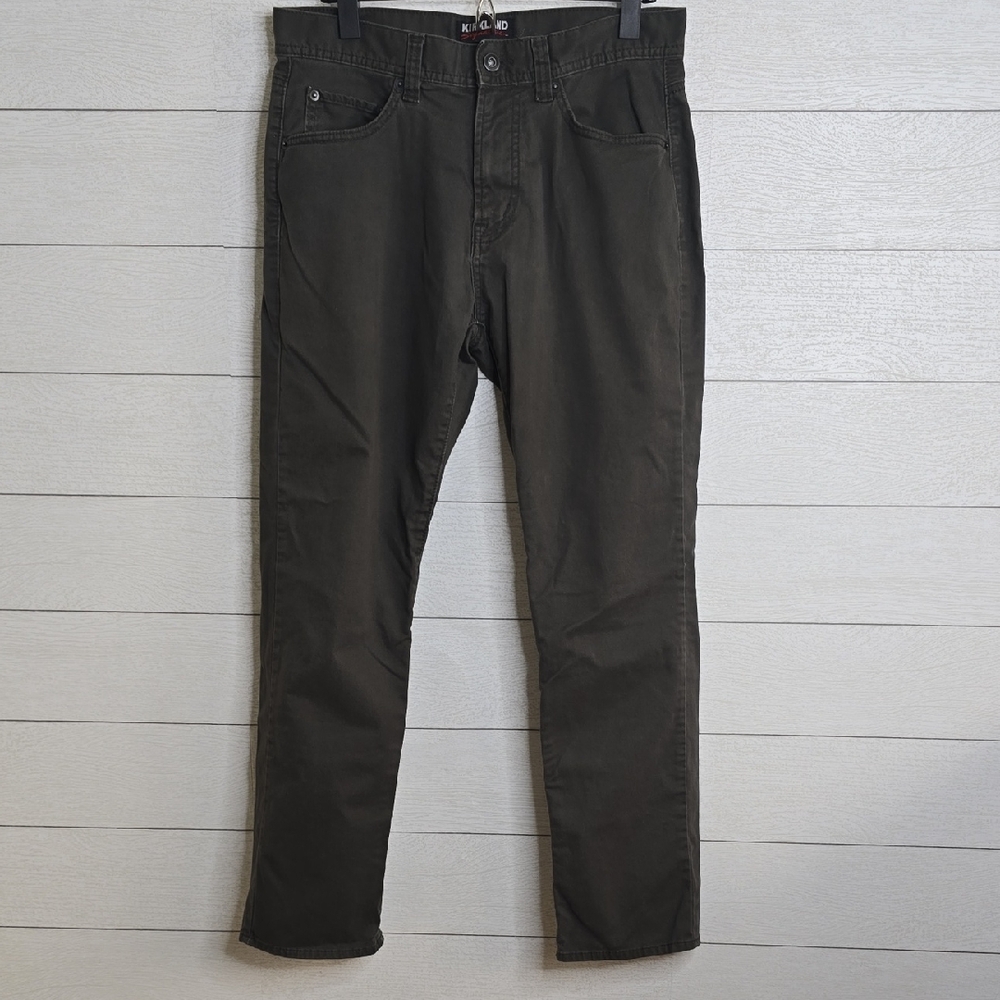 Kirkland Signature Men's Charcoal Straight Jeans